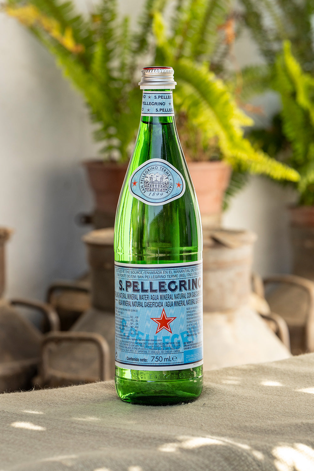 Agua con gas San Pellegrino 750 ml.